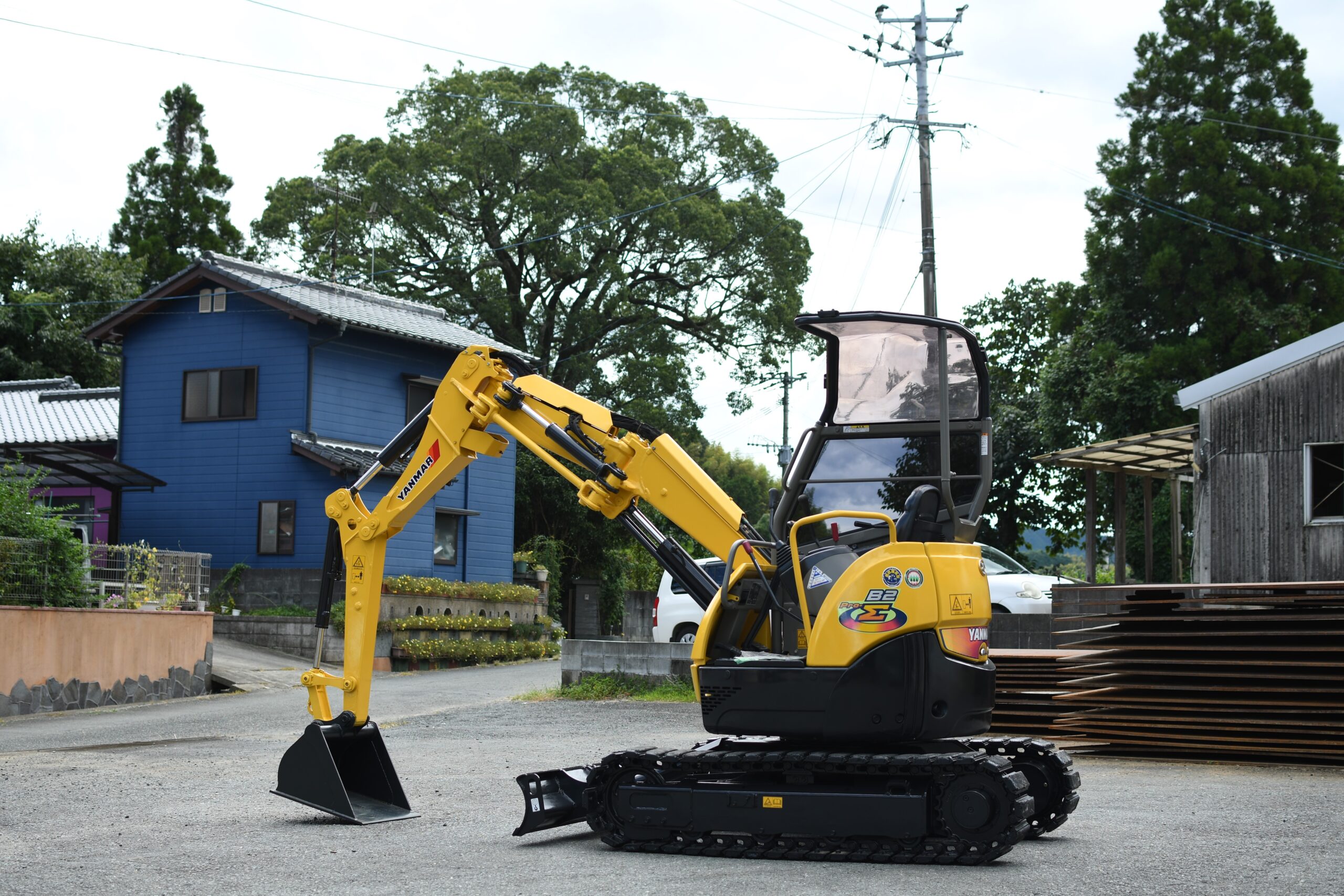 ミニ油圧ショベル(ミニユンボ) ヤンマーB2-5 日立建機 ZX20U-5A | 岡山県のミニ油圧ショベル(ミニユンボ